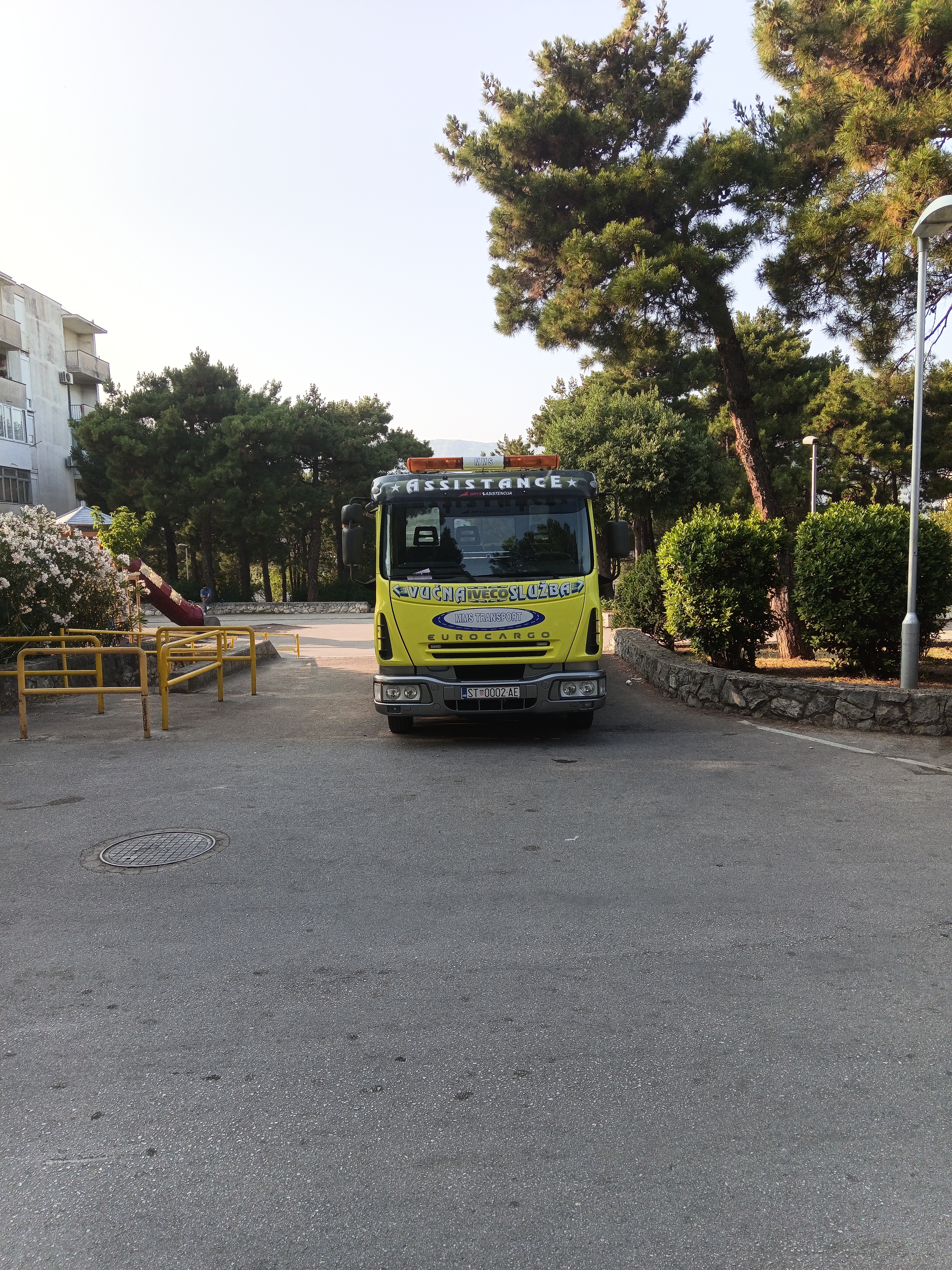 Vučna služba MMS Transport na terenu